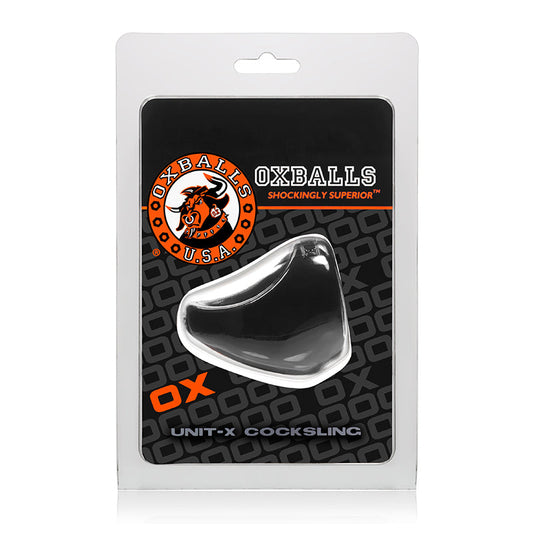 OxBalls Unit-X, Cocksling, Black - Red Garter