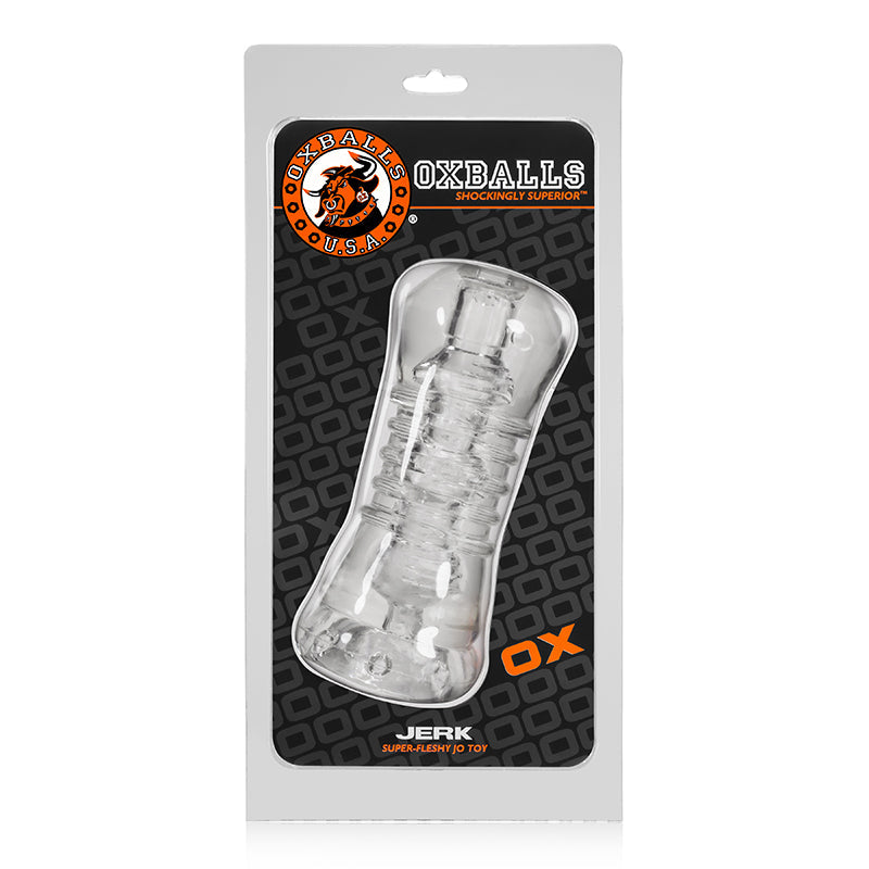 OxBalls Jerk, Masturbator, Clear - Red Garter