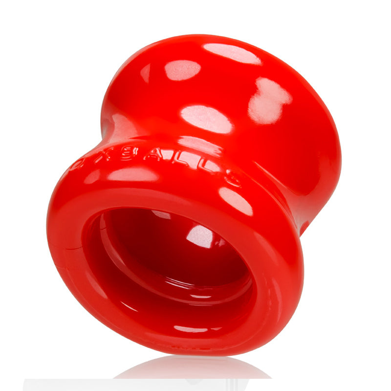OxBalls Squeeze, Ball Stretcher, Red - Red Garter