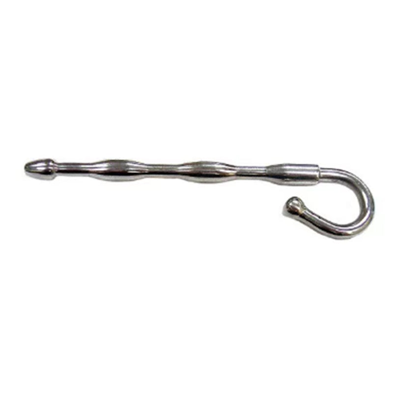 Rouge Stainless Steel Wave Urethral Plug - Red Garter
