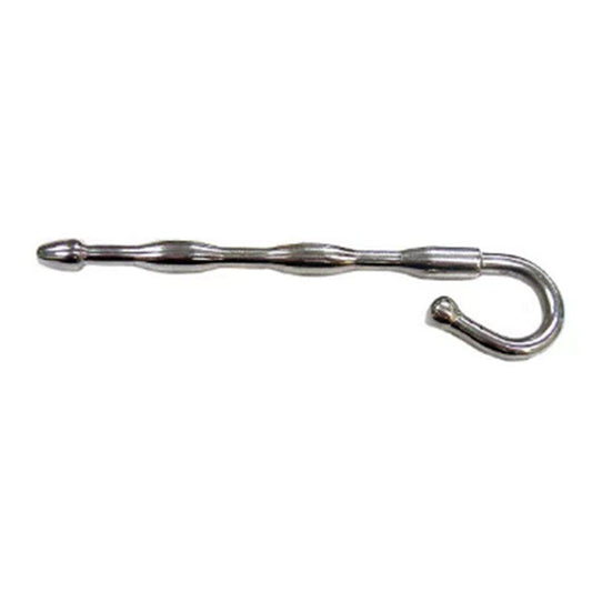 Rouge Stainless Steel Wave Urethral Plug - Red Garter