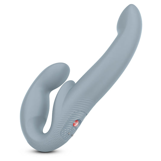 Fun Factory Share Vibe Pro Cool Grey - Red Garter