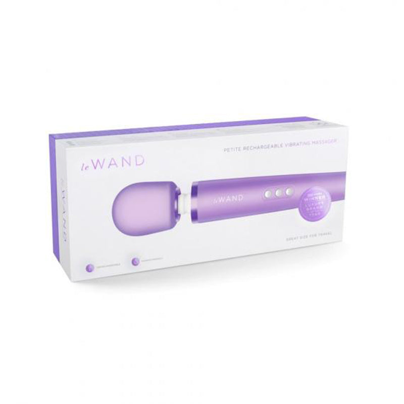Le Wand Petite Rechargeable Massager Violet - Red Garter