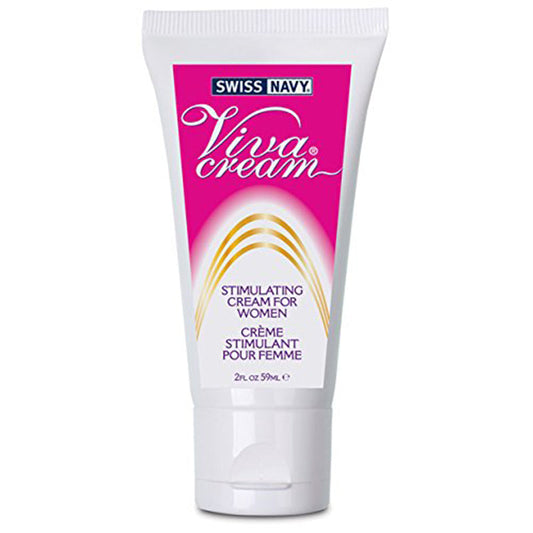 Swiss Navy Viva Cream Stimulating Cream 2 oz. - Red Garter