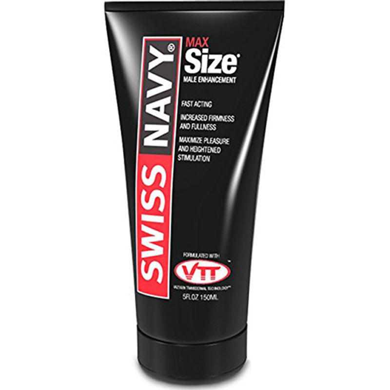 MaxSize Enhancement Cream 5 oz. Black Tube - Red Garter
