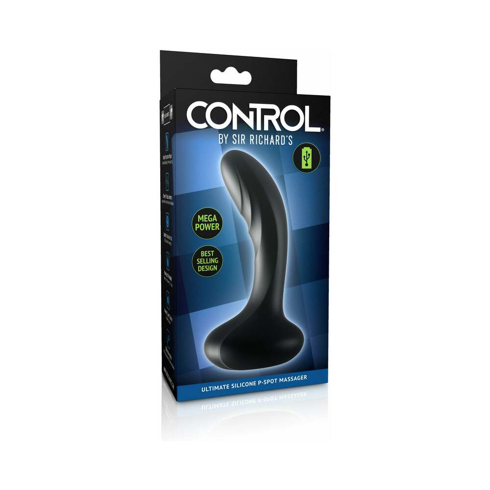 Sir Richard''s Control Ulitimate Silicone P-Spot Massager - Red Garter