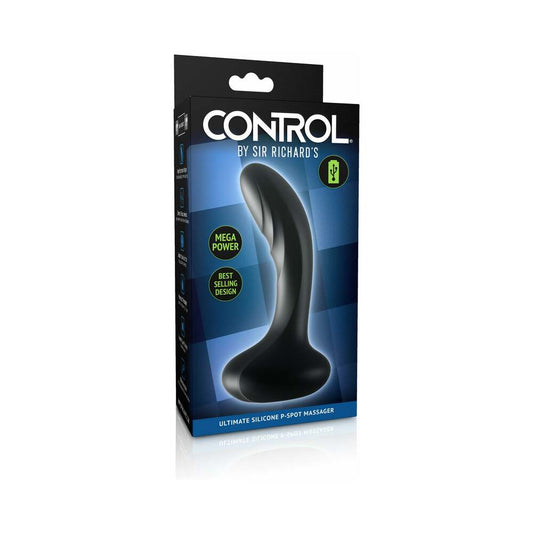 Sir Richard''s Control Ulitimate Silicone P-Spot Massager - Red Garter