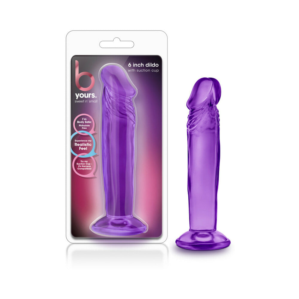 B Yours Sweet n'' Small 6 in. Dildo Purple