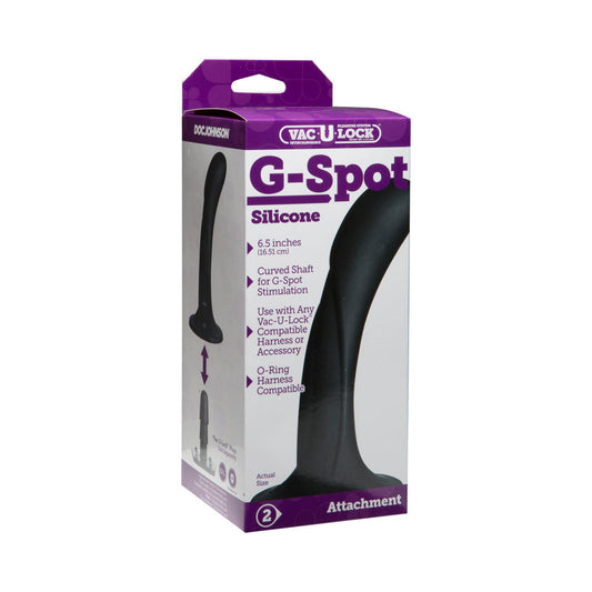 Vac-U-Lock G-Spot Silicone Black - Red Garter