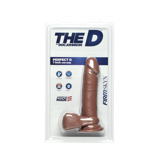 The D Perfect 7in FIRMSKYN Caramel - Red Garter