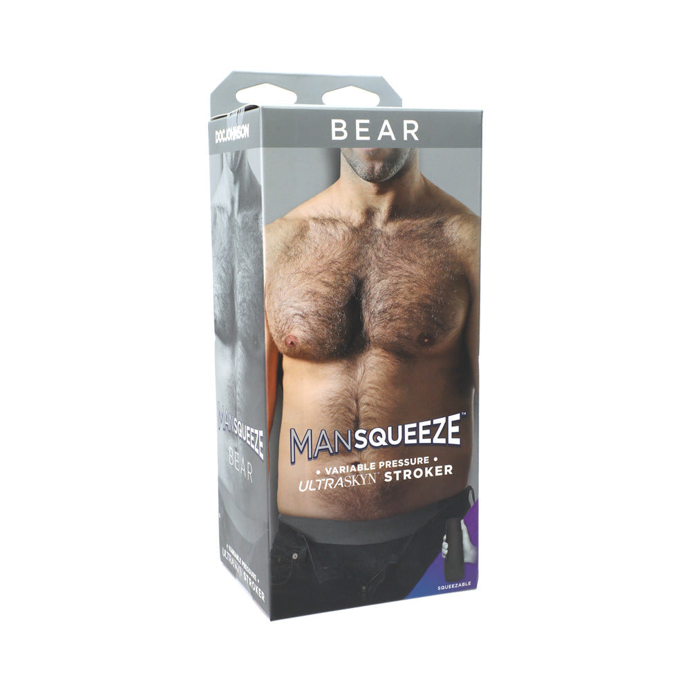 Man Squeeze Bear Ass Vanilla - Red Garter