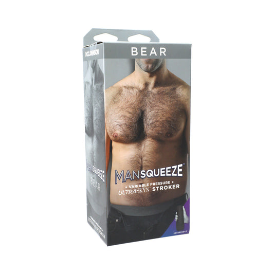 Man Squeeze Bear Ass Vanilla - Red Garter