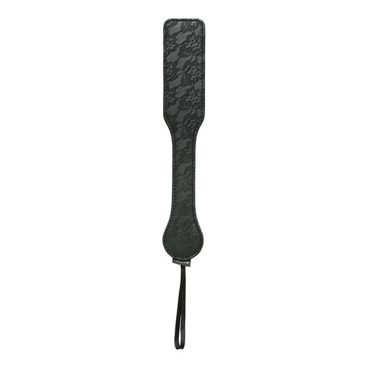 Sincerely, Sportsheets Lace Paddle Black - Red Garter