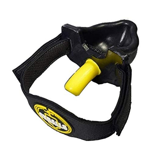Urinal Gag Black/Yellow - Red Garter