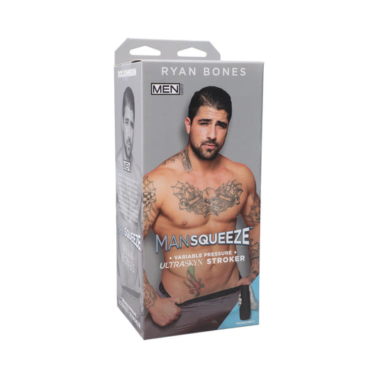 Man Squeeze- Ryan Bones - ULTRASKYN Stroker - Ass Vanilla - Red Garter