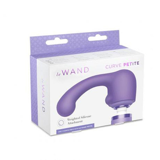 Le Wand Petite Curve Weighted Silicone Attachment - Red Garter