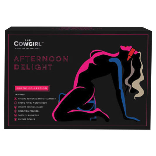 The Cowgirl Afternoon Delight 6-Piece Erotic Collection - Red Garter