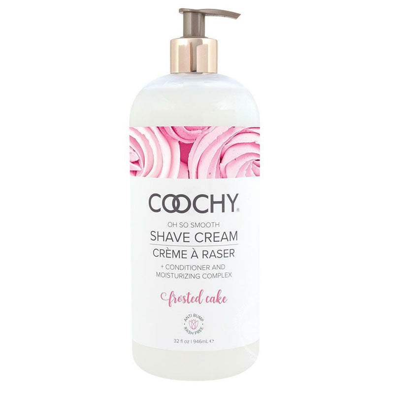 Coochy Shave Cream Frosted Cake 32oz - Red Garter