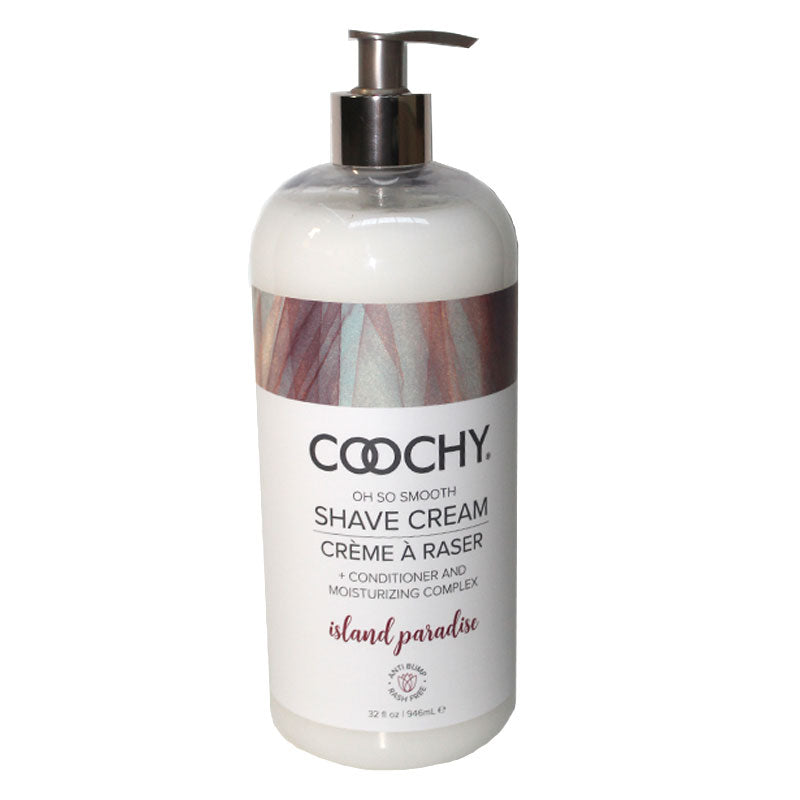 Coochy Shave Cream Island Paradise 32oz - Red Garter