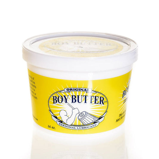 Boy Butter 16oz Tub - Red Garter