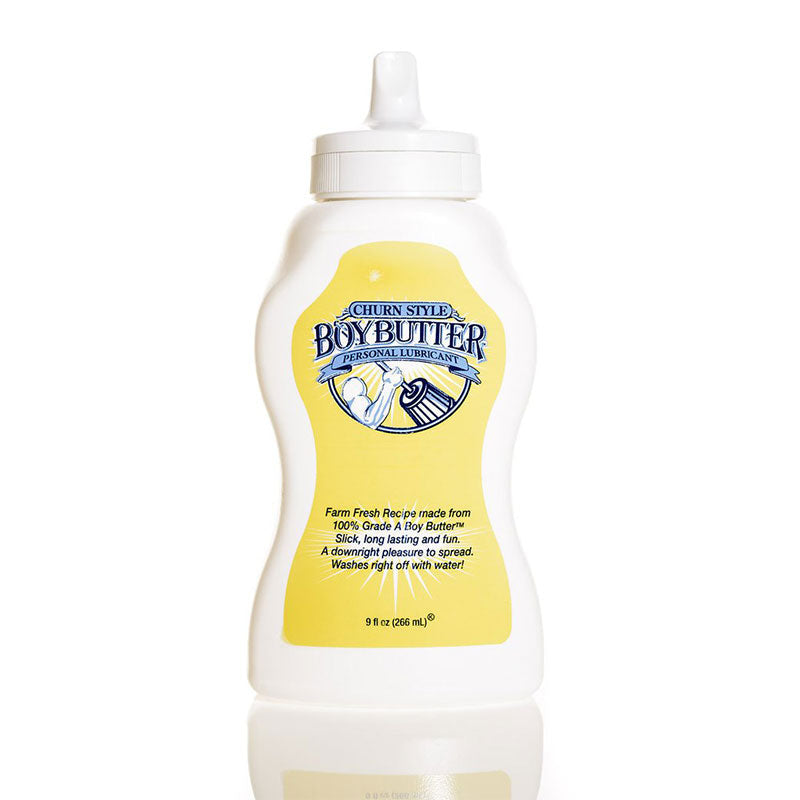 Boy Butter 9oz Squeeze - Red Garter