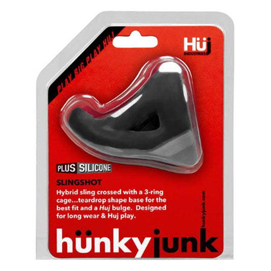 Hunkyjunk SLINGSHOT 3-ring teardrop tar - Red Garter