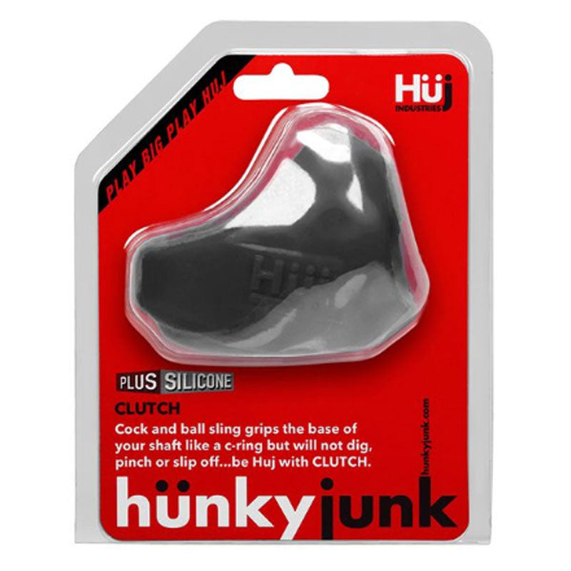 Hunkyjunk CLUTCH cock/ball sling tar - Red Garter