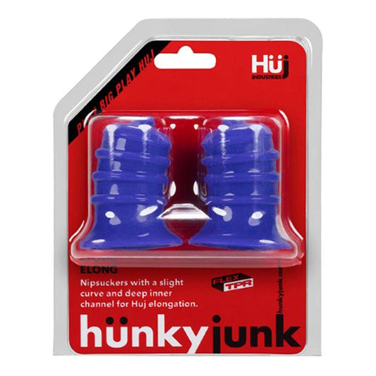 Hunkyjunk ELONG nipsuckers, cobalt - Red Garter
