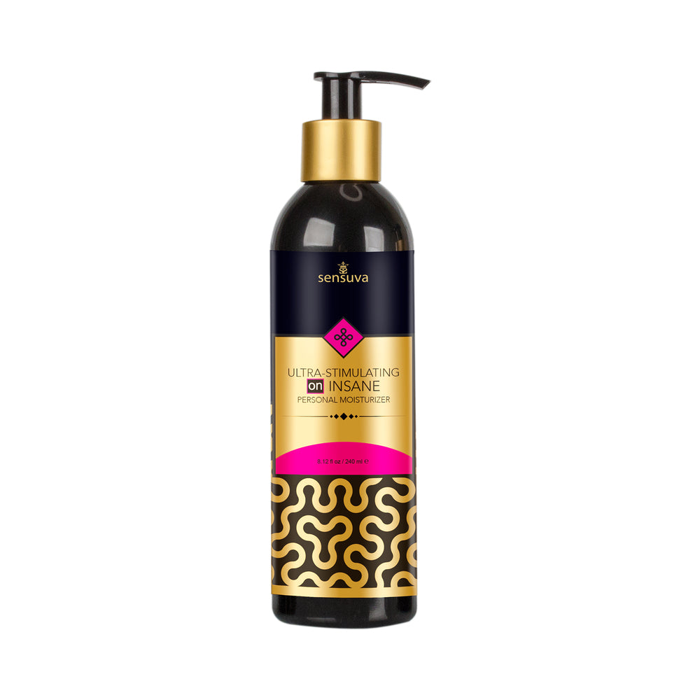 Sensuva Ultra-Stimulating ON Insane Personal Moisturizer 8 oz. - Red Garter