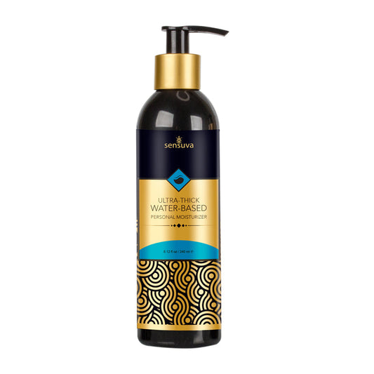 Sensuva Ultra-Thick Water-Based Personal Moisturizer 8 oz. - Red Garter