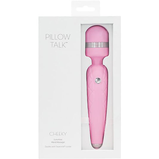 Pillow Talk Cheeky Wand Pink - Red Garter