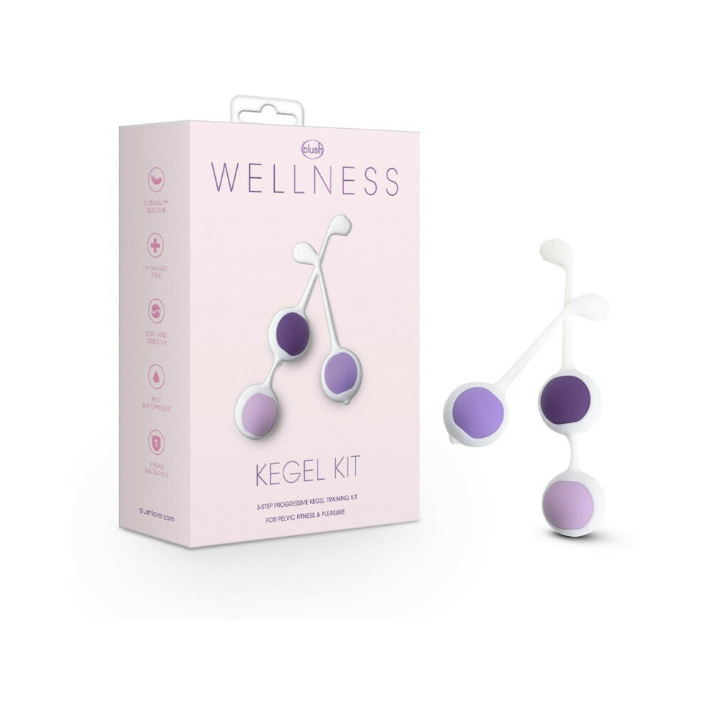 Blush Wellness Kegel Training Kit Purple - Red Garter