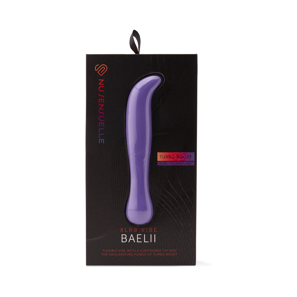 Nu Sensuelle Baelii XLR8 Turbo Flexible Vibe Purple - Red Garter