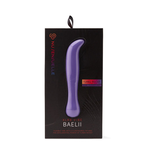 Nu Sensuelle Baelii XLR8 Turbo Flexible Vibe Purple - Red Garter