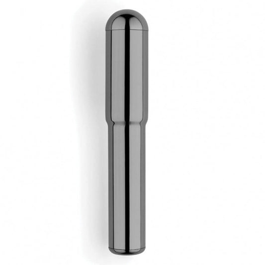 Le Wand Chrome Grand Bullet Rechargeable Vibrator Black - Red Garter