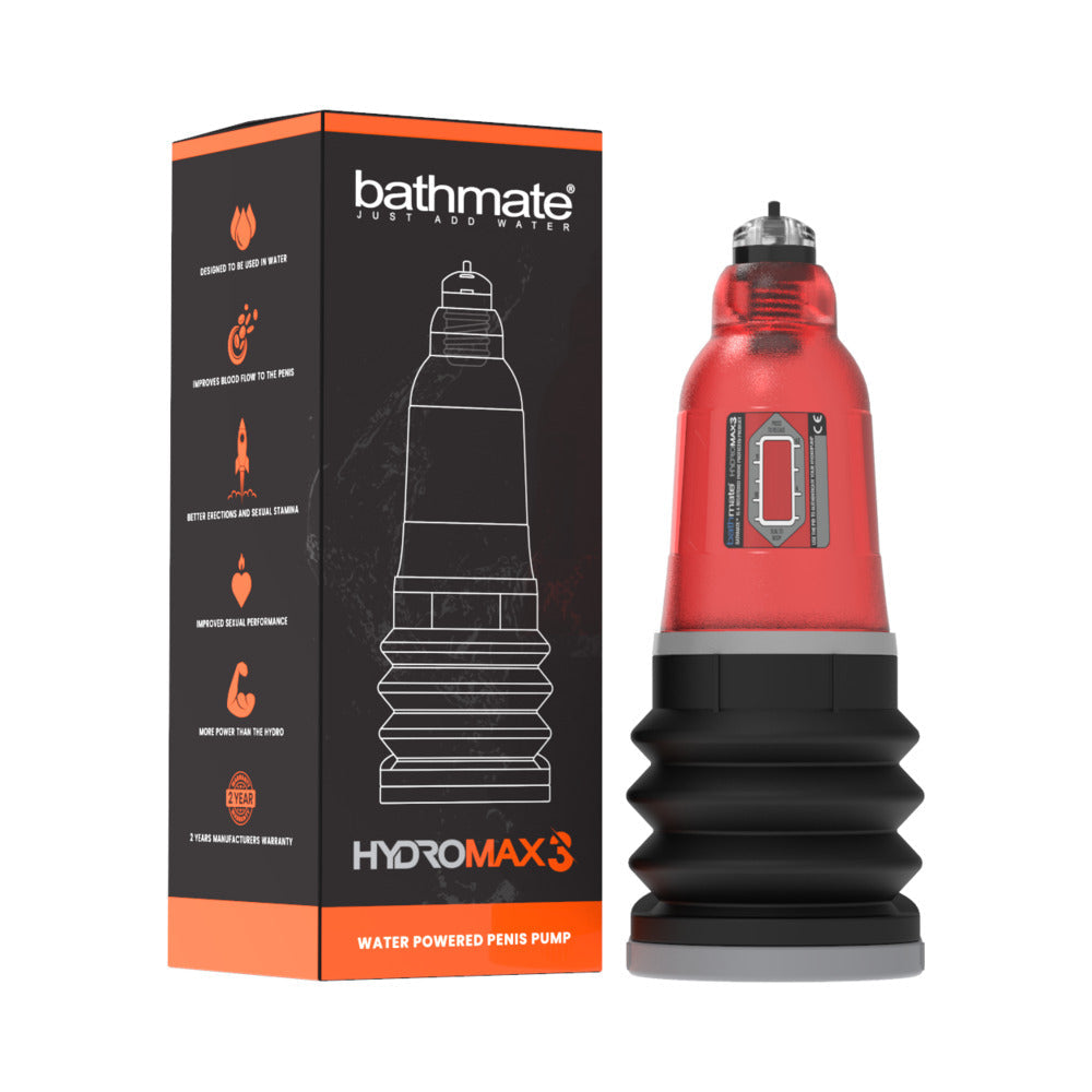 Bathmate Hydromax 3 Red - Red Garter