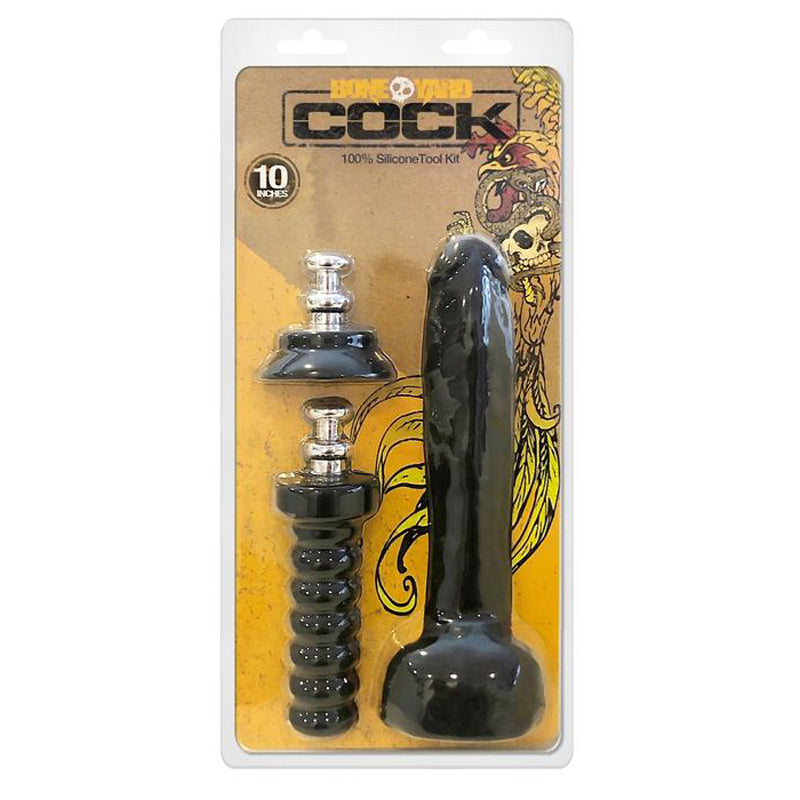 Boneyard Cock 10in - Red Garter