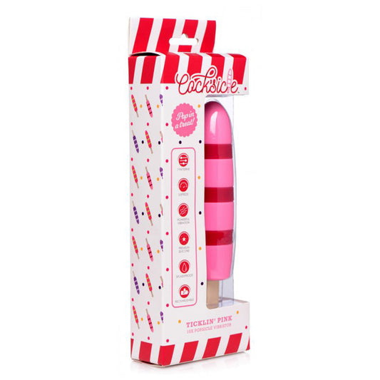 Ticklin'' Pink 10X Cocksicle Vibrator