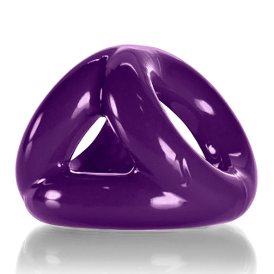 Oxballs Tri-Sport Cocksling Eggplant - Red Garter