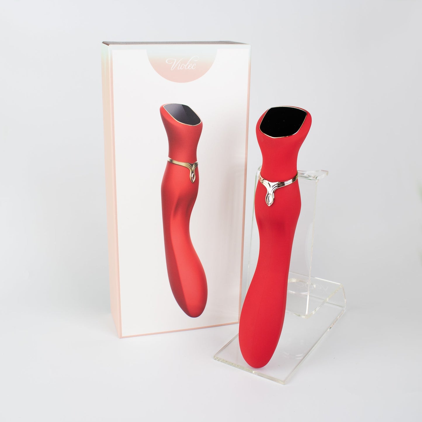 Chance Touch Screen G-Spot Vibrator in Red - Red Garter