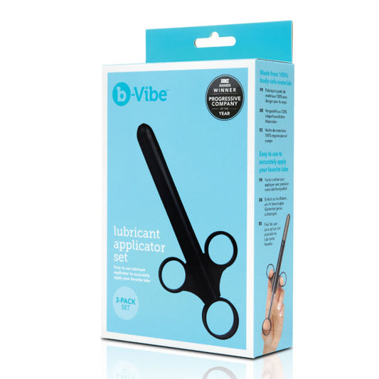 b-vibe Lubrication Applicator Set 3-Pack - Red Garter