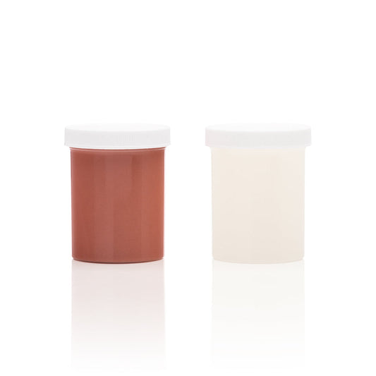 Clone-A-Willy Silicone Refill Medium Skin Tone - Red Garter