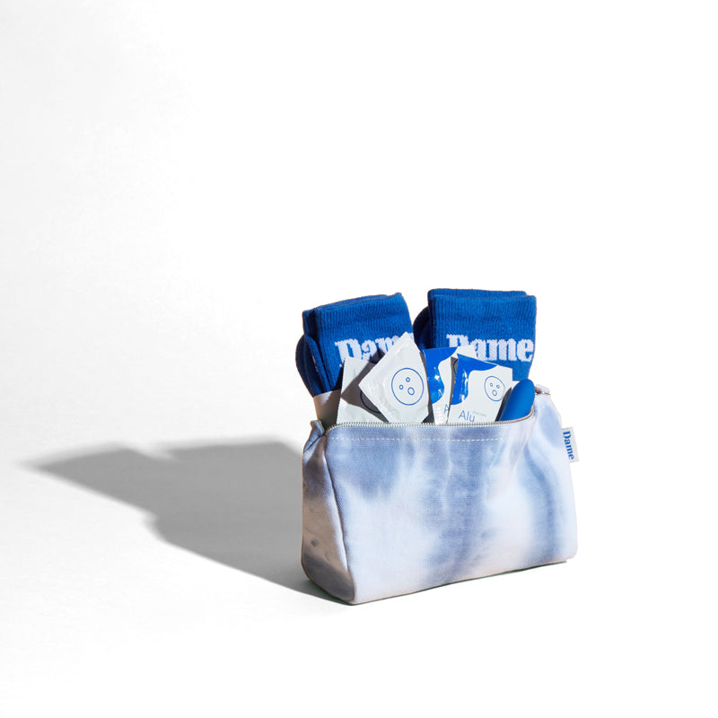 Dame Duo Couple''s Kit Sky Blue - Red Garter