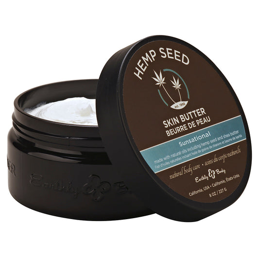 Earthly Body Hemp Seed Sunsational Skin Butter 8oz - Red Garter