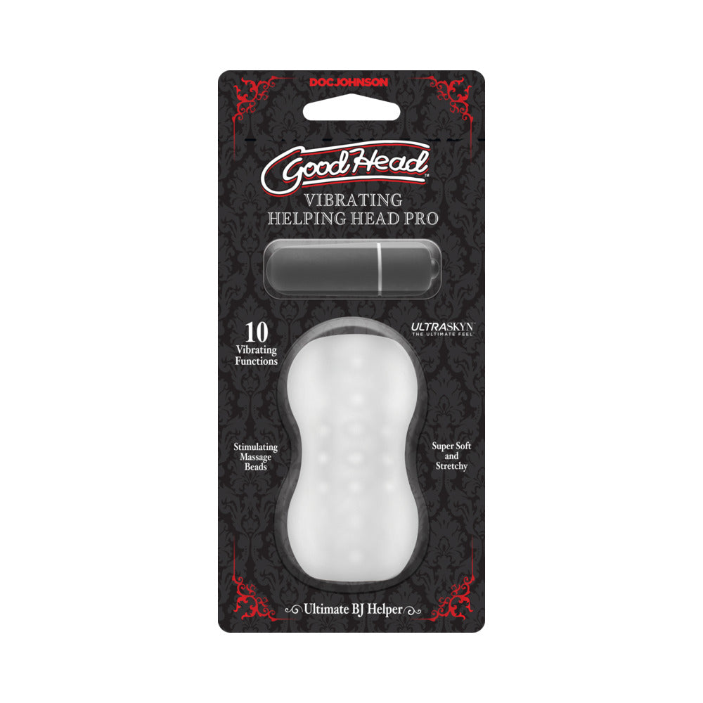 GoodHead - Vibrating Helping Head Pro Frost - Red Garter