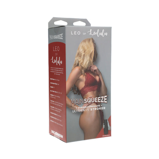 Main Squeeze - Leo of Leolulu  -  ULTRASKYN Stroker - Pussy Vanilla - Red Garter