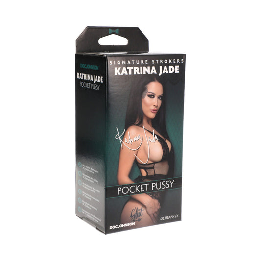 Signature Strokers - Katrina Jade - ULTRASKYN Pocket Pussy Vanilla - Red Garter