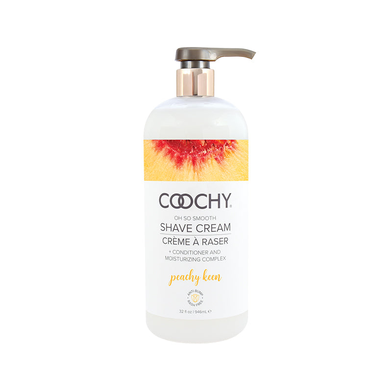 Coochy Shave Cream Peachy Keen 32 fl.oz - Red Garter