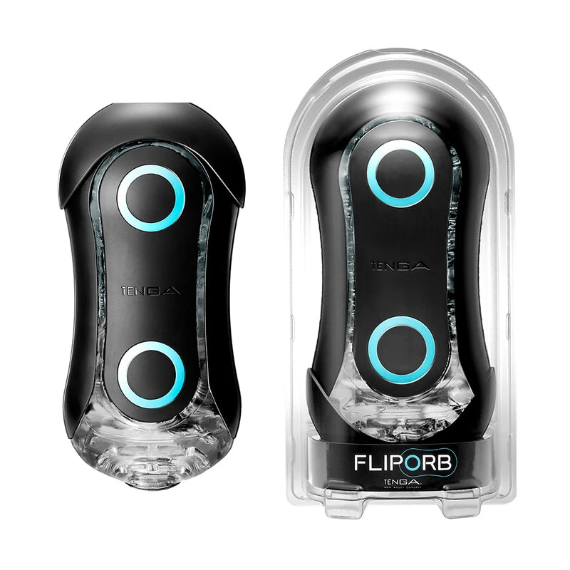 Tenga Flip Orb Strong Blue Rush - Red Garter
