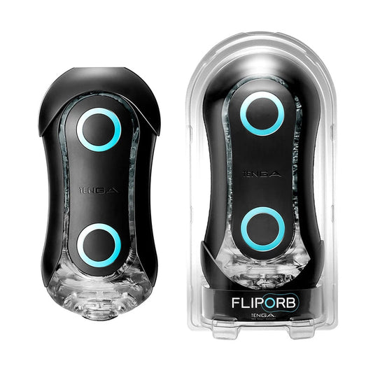 Tenga Flip Orb Strong Blue Rush - Red Garter